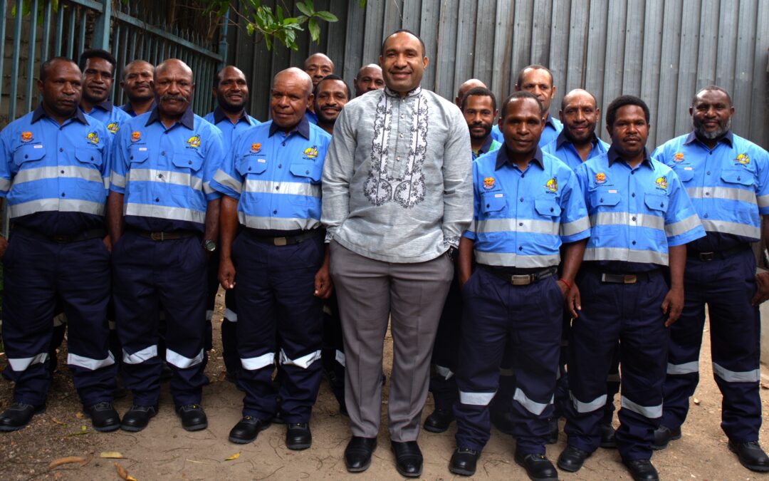 NEW UNIFORMS FOR NCD PROVINCIAL HEALTH AUTHORITY’S SECURITY AND DRIVERS