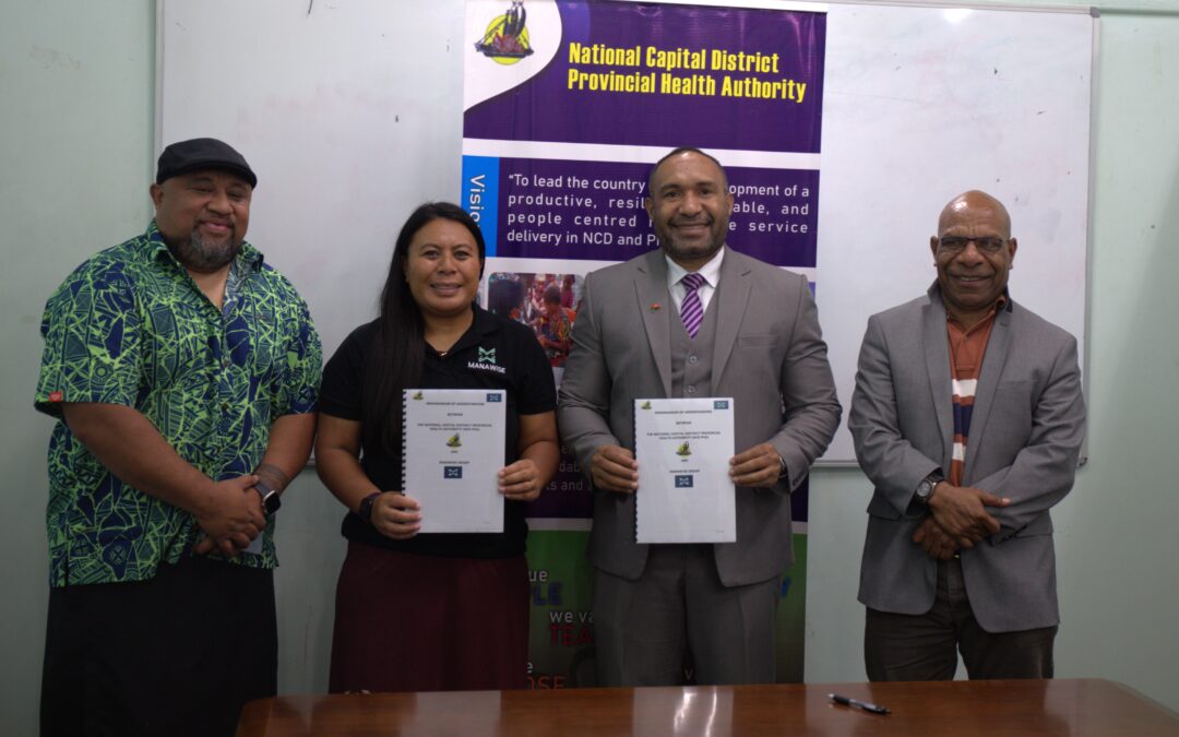 NCD PROVINCIAL HEALTH AUTHORITY SIGN A MOU WITH MANAWISE GROUP