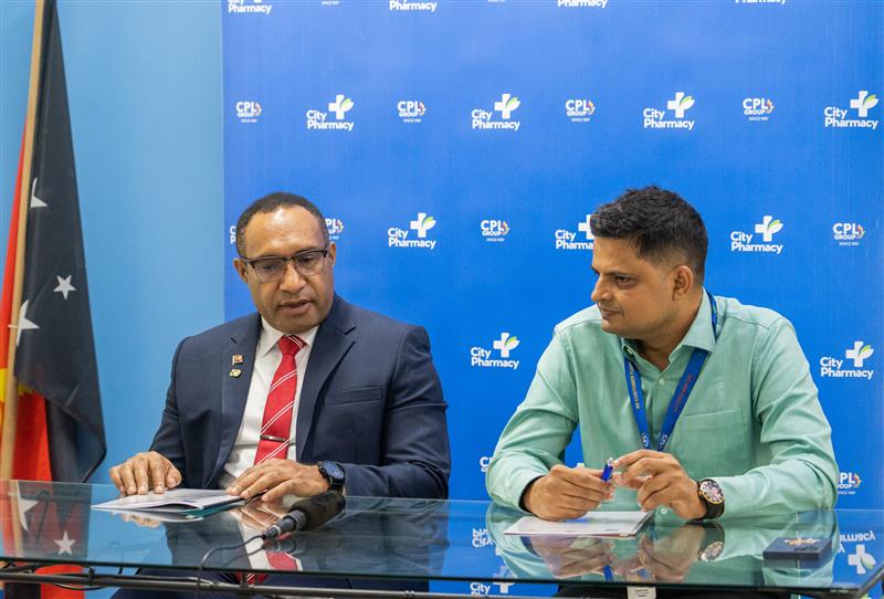 NCD PROVINCIAL HEALTH AUTHORITY AND CITY PHARMACY LIMITED HAS SIGNED A MoU TO IMPROVE HEALTHCARE ACCESS AND INFRASTRUCTURE AT GREHU HOSPITAL