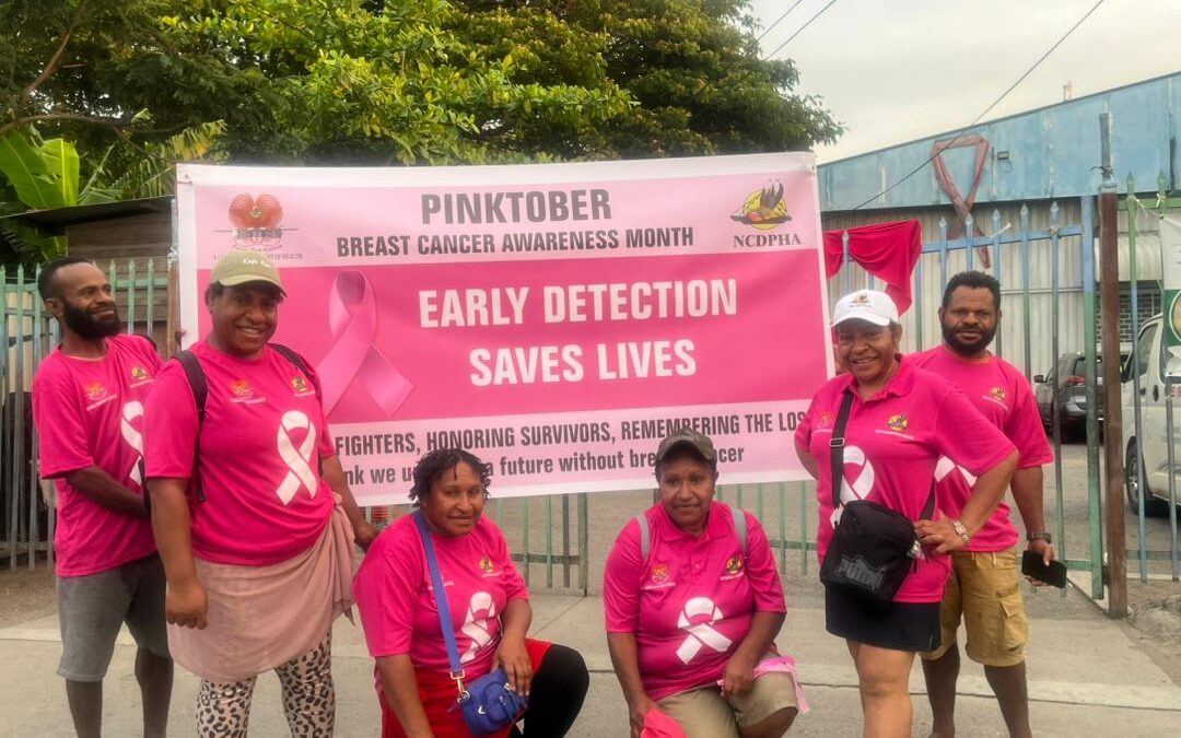 NATIONAL CAPITAL DISTRICT PROVINCIAL HEALTH AUTHORITY HAS COMMEMORATED PINKTOBER IN PORT MORESBY