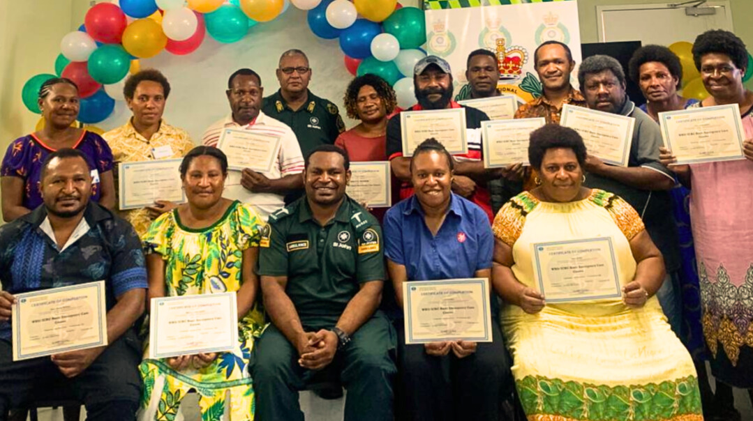 CLINICAL STAFF OF NATIONAL CAPITAL DISTRICT PROVINCIAL HEALTH AUTHORITY ATTEND BASIC EMERGENCY CARE TRAINING