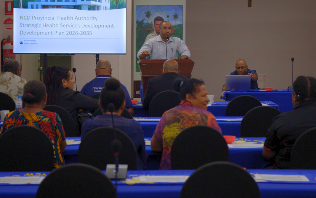 NATIONAL CAPITAL DISTRICT PROVINCIAL HEALTH AUTHORITY HOSTS FINAL INTERNAL CONSULTATIVE MEETING ON STRATEGIC DEVELOPMENT PLAN