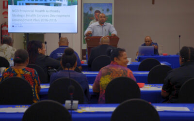 NATIONAL CAPITAL DISTRICT PROVINCIAL HEALTH AUTHORITY HOSTS FINAL INTERNAL CONSULTATIVE MEETING ON STRATEGIC DEVELOPMENT PLAN