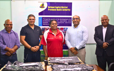 NATIONAL CAPITAL DISTRICT PROVINCIAL HEALTH AUTHORITY’S MANAGEMENT ACKNOWLEDGES TIMELY DONATION OF MEDICAL EQUIPMENT FROM WORLD VISION PNG AND GLOBAL GRANT