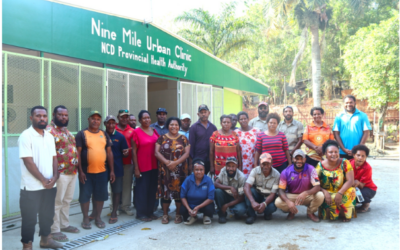WATERAID PNG AND NCDPHA ADVANCE WASH IN HEALTHCARE FACILITIES AT 9 MILE URBAN CLINIC